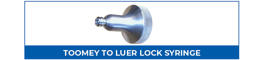 TOOMEY TO LUER LOCK SYRINGE